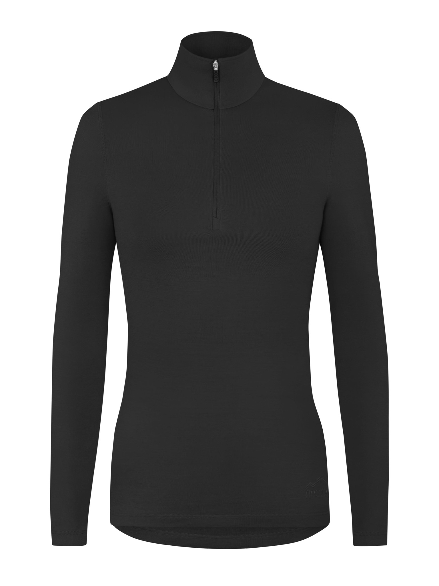 Zeige Details für Damen Merino Langarm mit 1/4 Zipper „Launceston“ Anthrazit Bild von Damen Merino Langarm mit 1/4 Zipper „Launceston“ Anthrazit