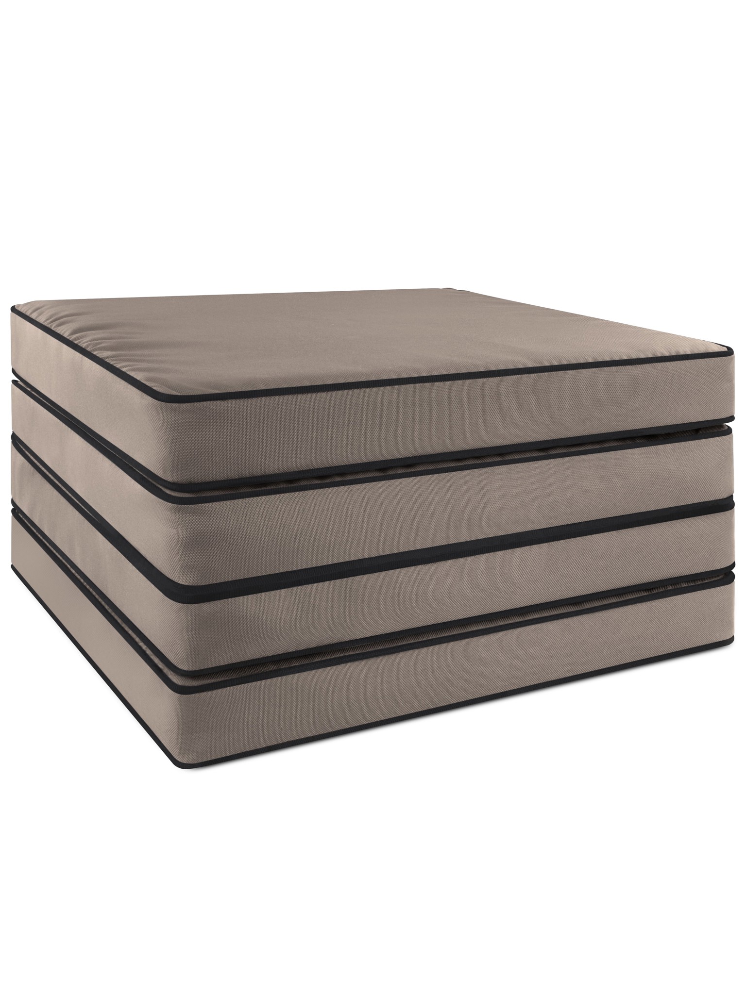 Zeige Details für 4 Stuhlkissen 40x40 cm „Lucca“ Beige Bild von 4 Stuhlkissen 40x40 cm „Lucca“ Beige
