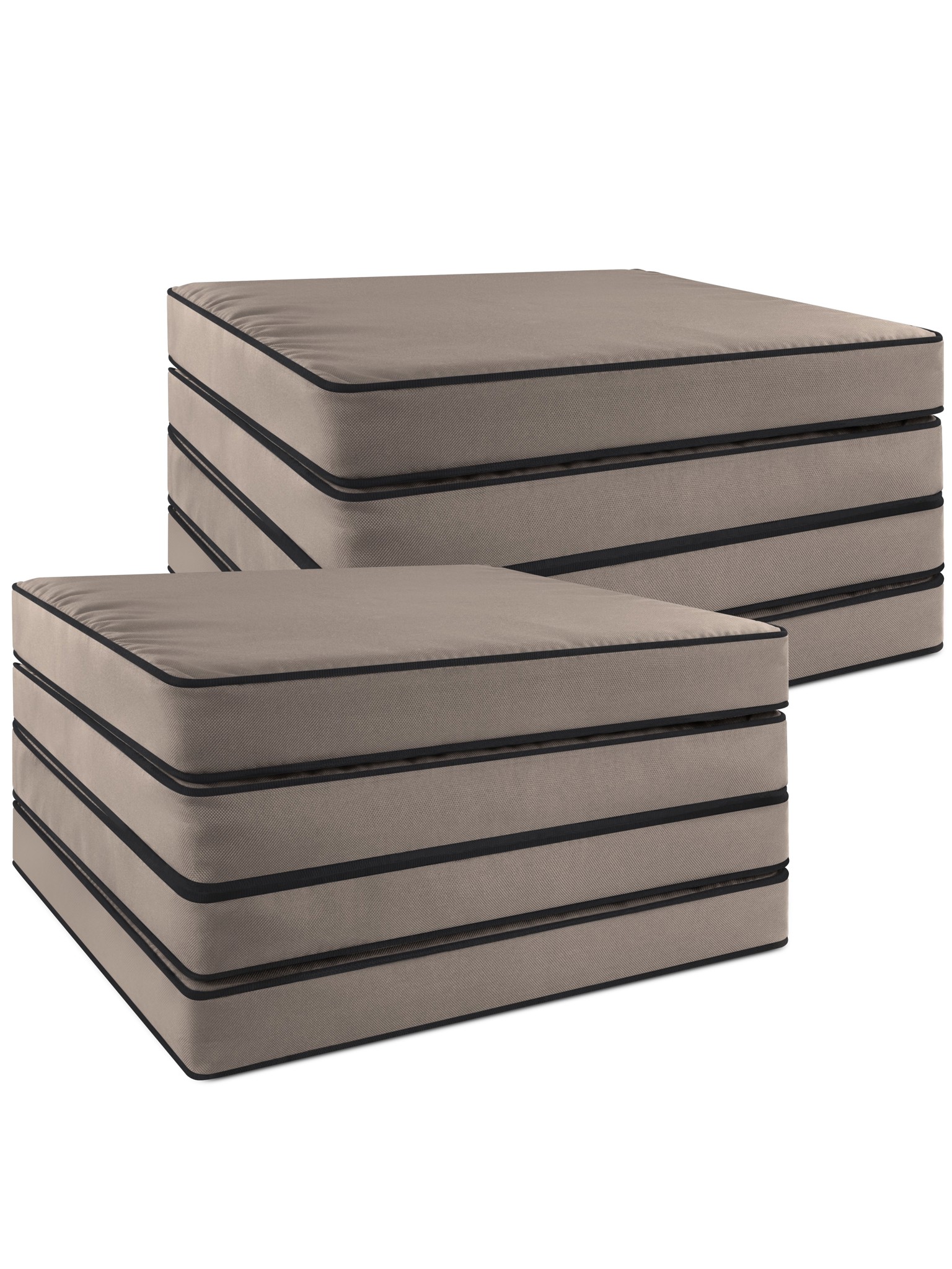 Zeige Details für 8 Stuhlkissen 40x40 cm „Lucca“ Beige Bild von 8 Stuhlkissen 40x40 cm „Lucca“ Beige