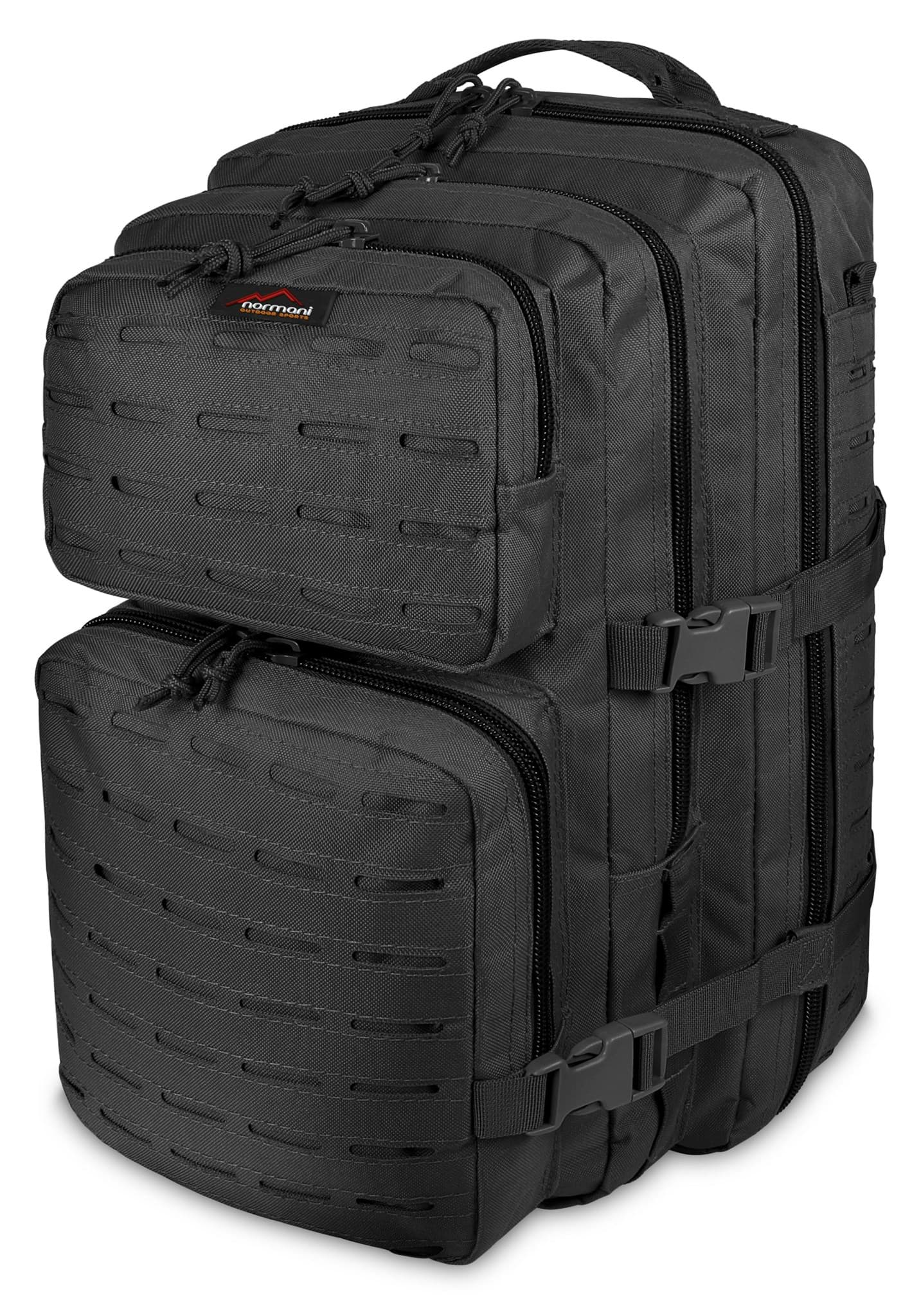 Bild von Daypack Rucksack Assault Pack „Laser Tec“ 50 Liter Schwarz