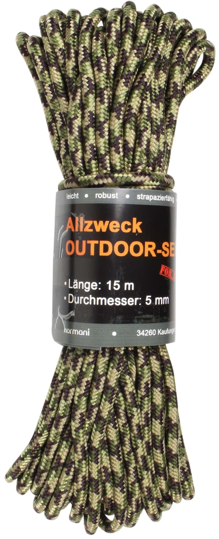 Bild von Allzweck-Outdoor-Seil „Chetwynd“ 5 mm x 15 m Tactical Camo