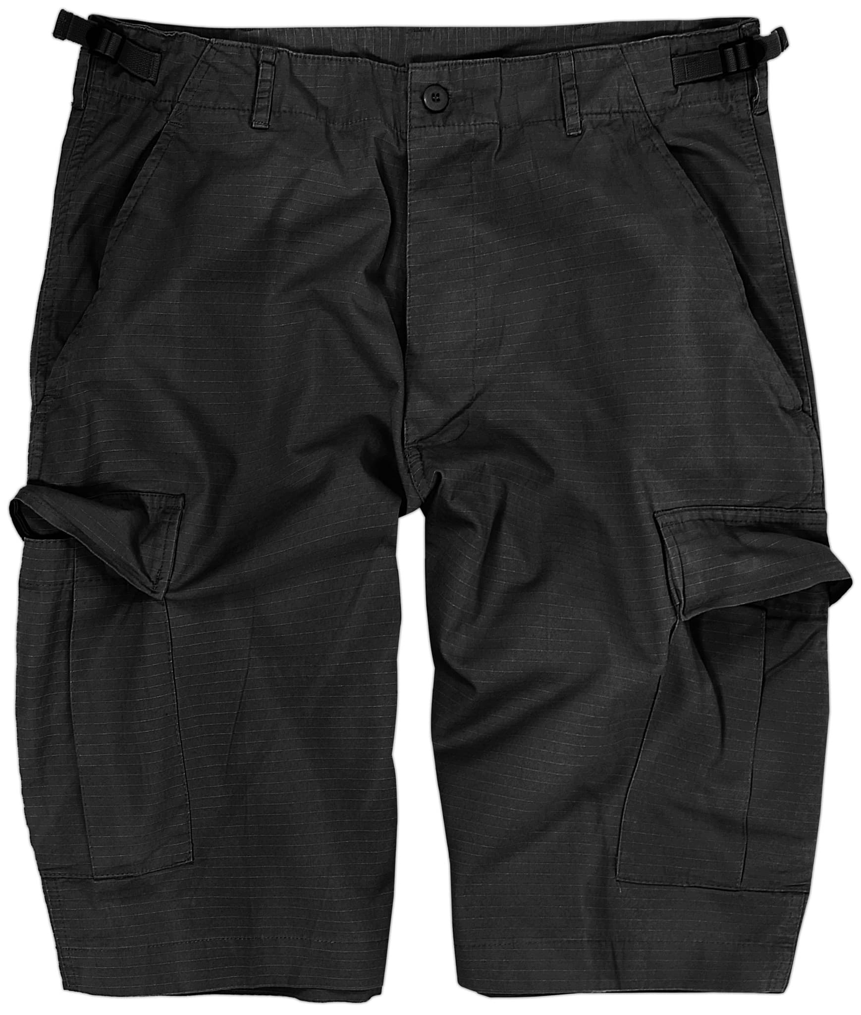 Bild von Herren US Bermuda Ripstop Shorts „Azizia“ Schwarz