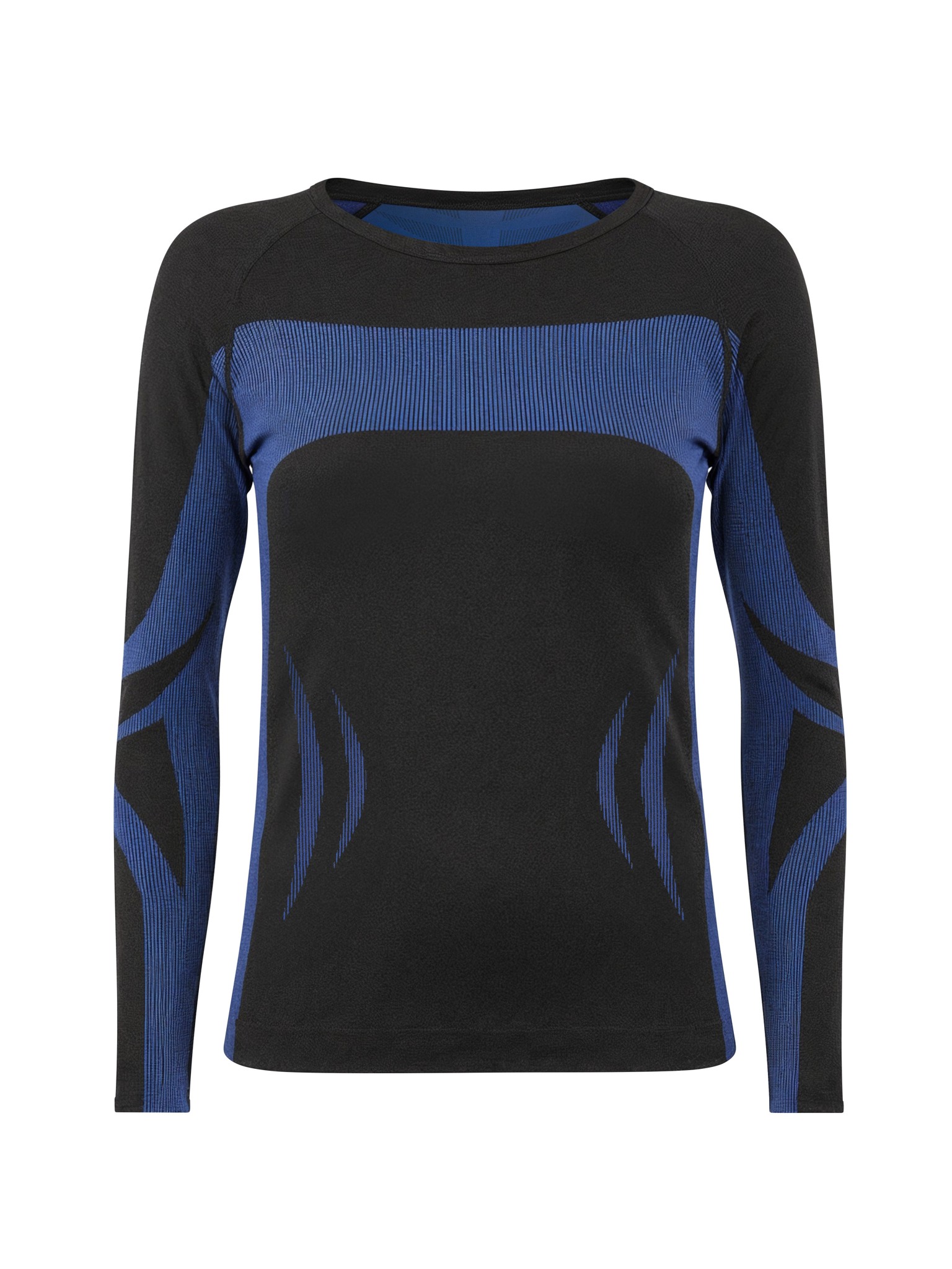 Zeige Details für Thermo Funktionsunterhemd Schwarz/Blau Bild von Thermo Funktionsunterhemd Schwarz/Blau