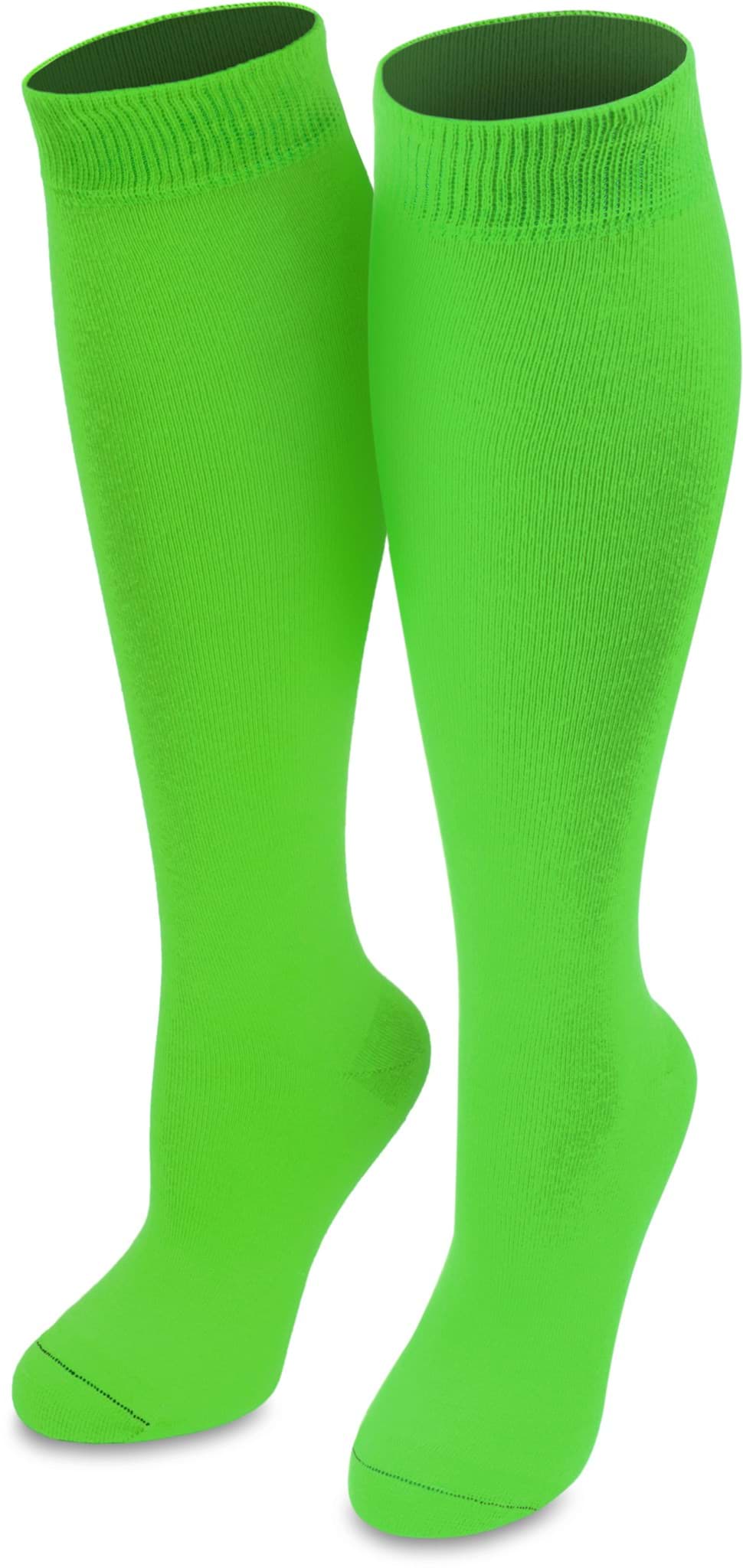 Zeige Details für 1 Paar Kniestrümpfe „Bi-Color“ mit farbig abgesetztem Bund Apfelgrün/Moosgrün Bild von 1 Paar Kniestrümpfe „Bi-Color“ mit farbig abgesetztem Bund Apfelgrün/Moosgrün
