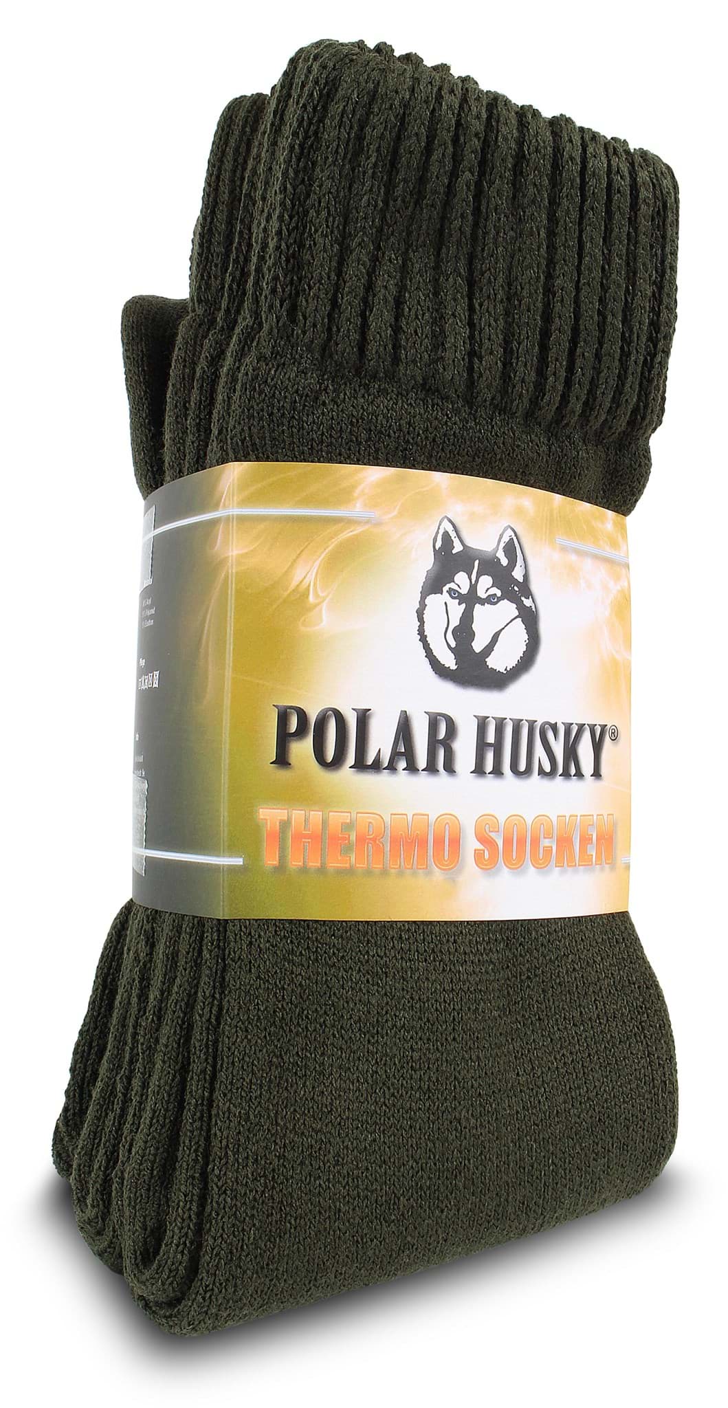 Bild von 3 Paar Polar Husky Thermo-Socken Oliv