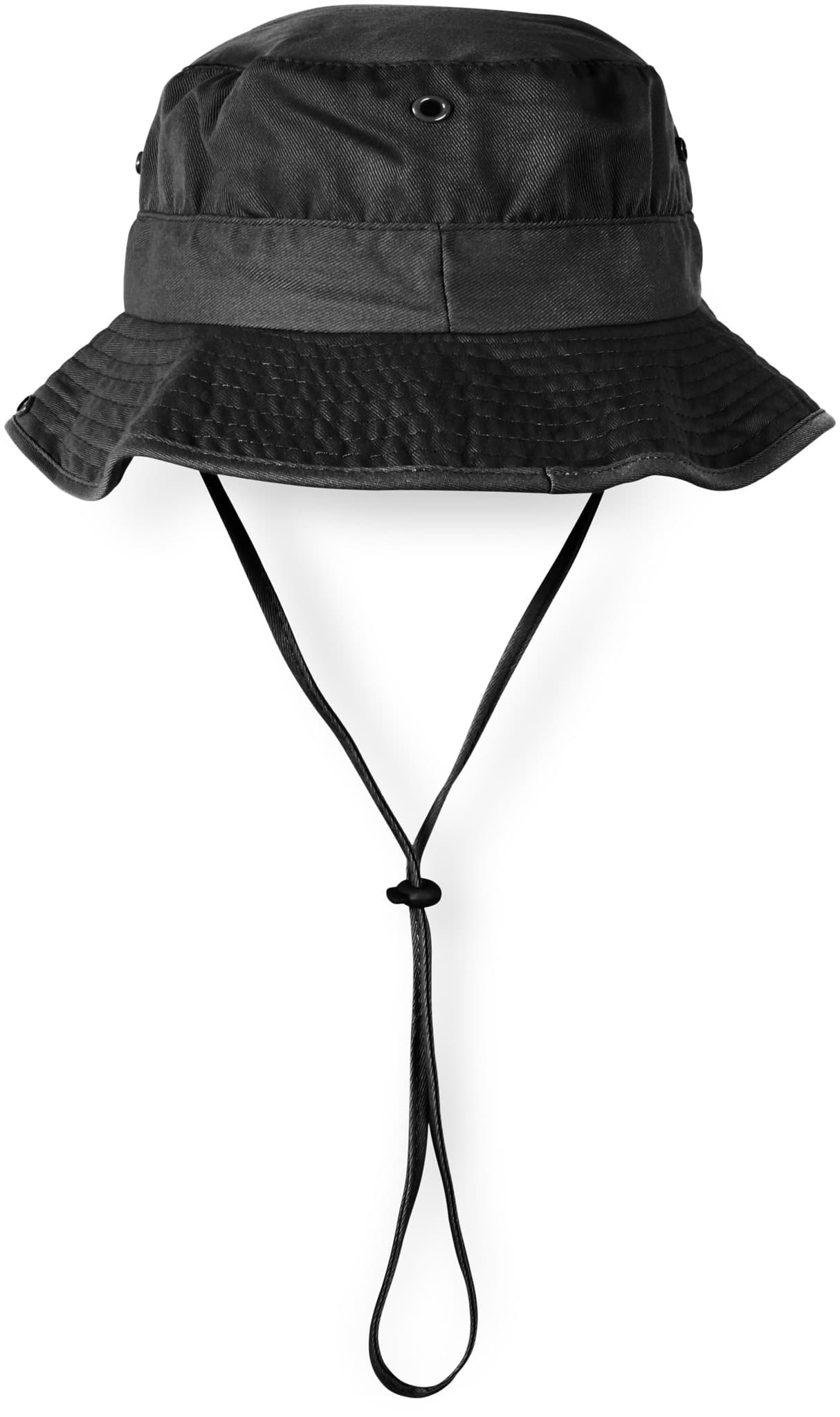 Zeige Details für Schlapphut mit Kinnband Schwarz Bild von Schlapphut mit Kinnband Schwarz