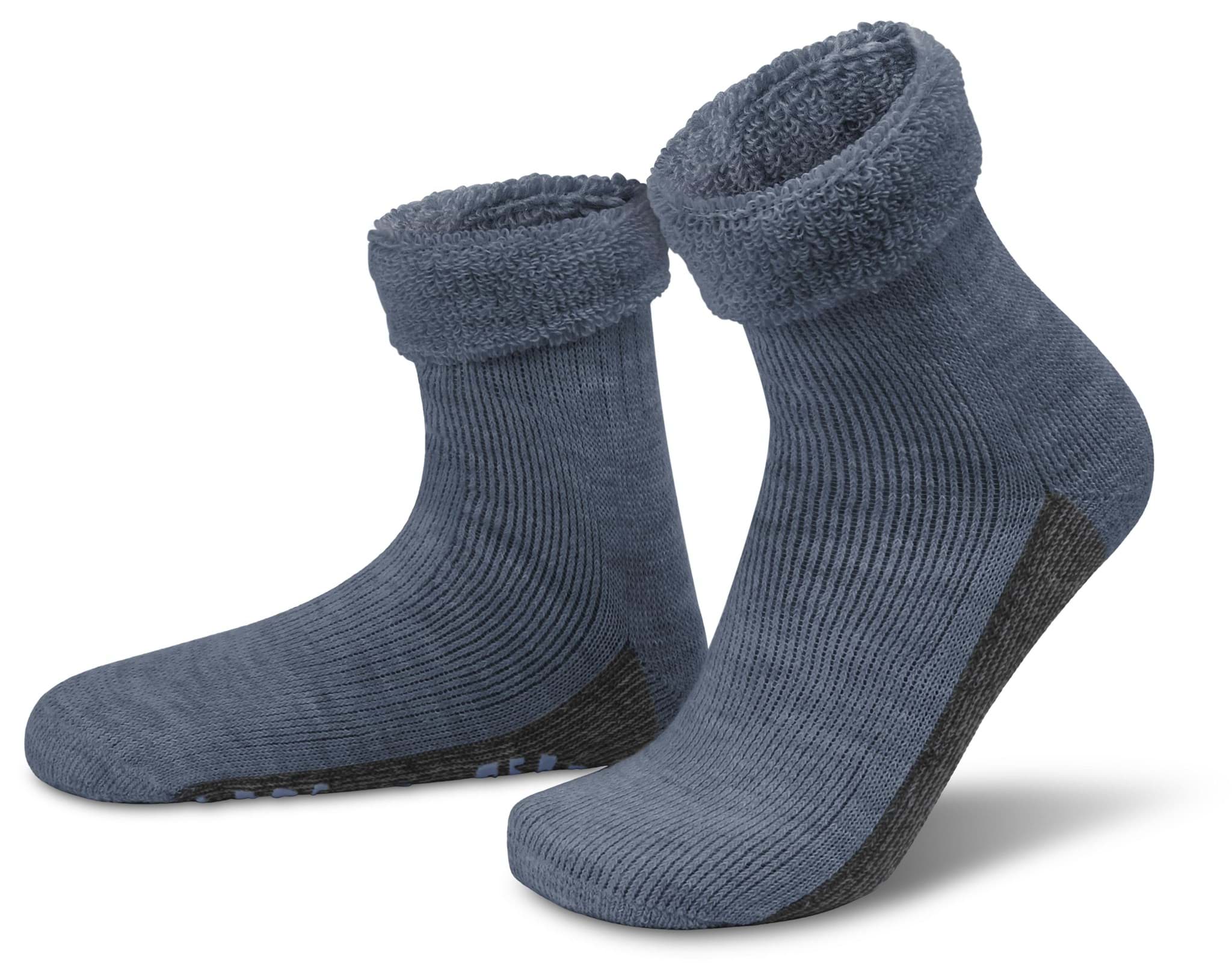 Zeige Details für Alpaka-Wollsocken mit ABS-Druck Jeans Bild von Alpaka-Wollsocken mit ABS-Druck Jeans