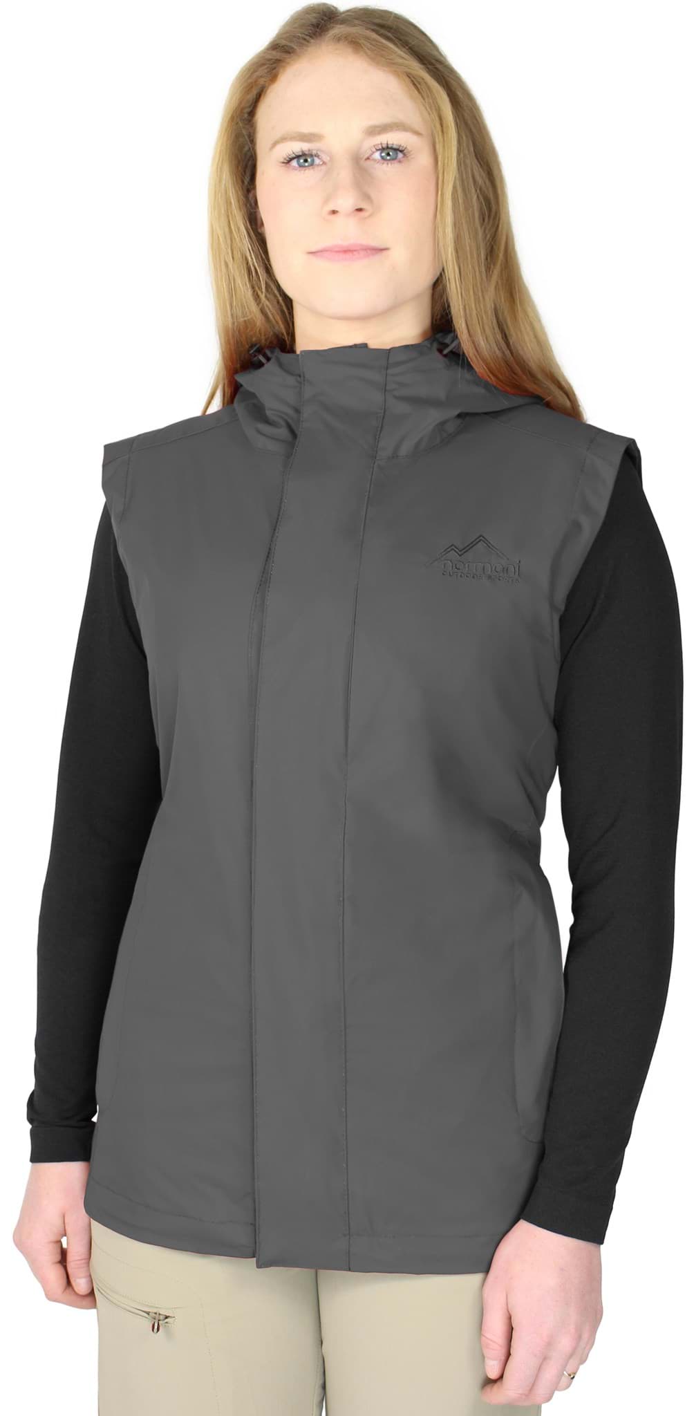 Zeige Details für Damen Hardshellweste „Kolumbus“ Grau Bild von Damen Hardshellweste „Kolumbus“ Grau