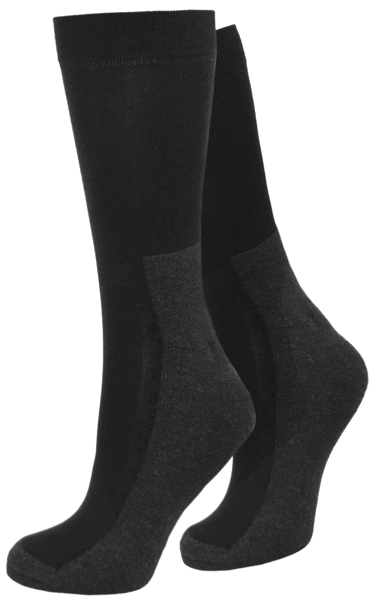 Bild von 2 Paar Wellness-Socken mit X-Static Schwarz/Grau