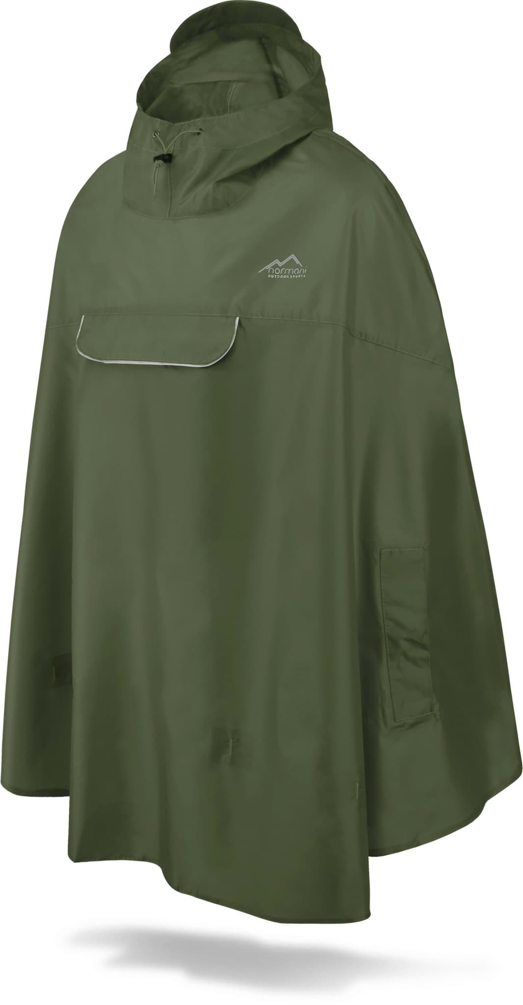 Zeige Details für Regenponcho „Cherrapunji“ Oliv Bild von Regenponcho „Cherrapunji“ Oliv