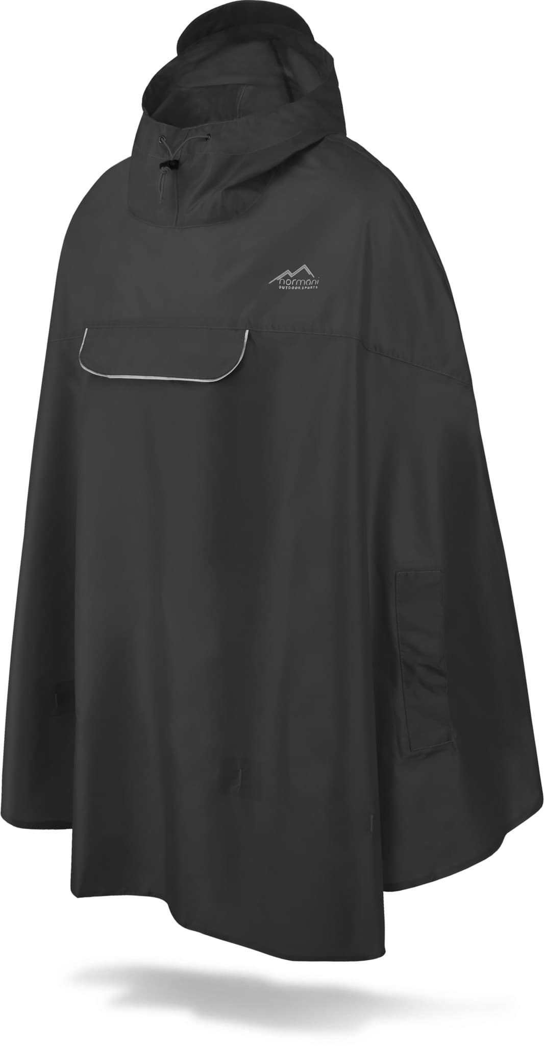 Zeige Details für Regenponcho „Cherrapunji“ Schwarz Bild von Regenponcho „Cherrapunji“ Schwarz