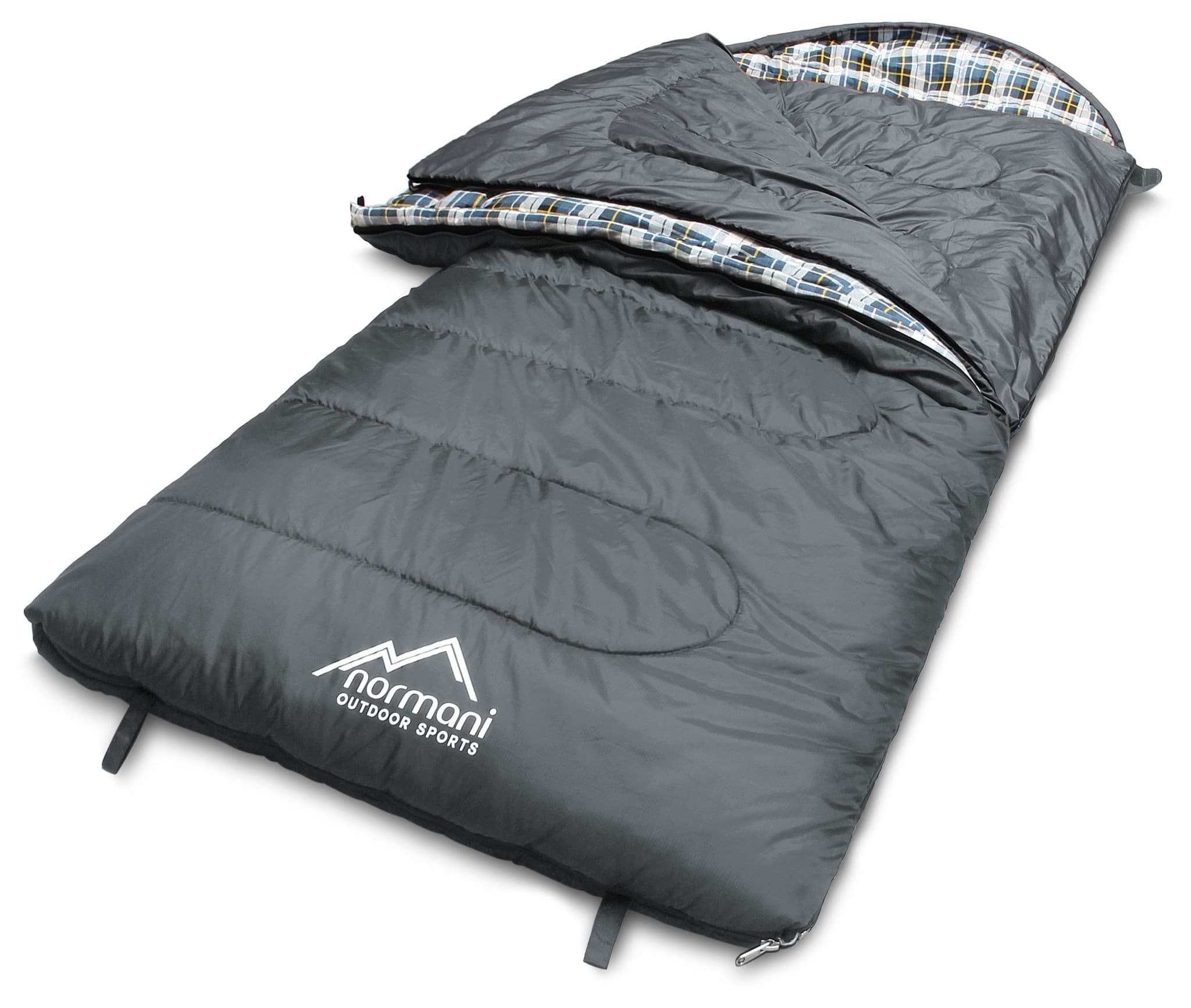 Zeige Details für 4-in-1 Schlafsack „Antarctica“ (RV links) Grau Bild von 4-in-1 Schlafsack „Antarctica“ (RV links) Grau
