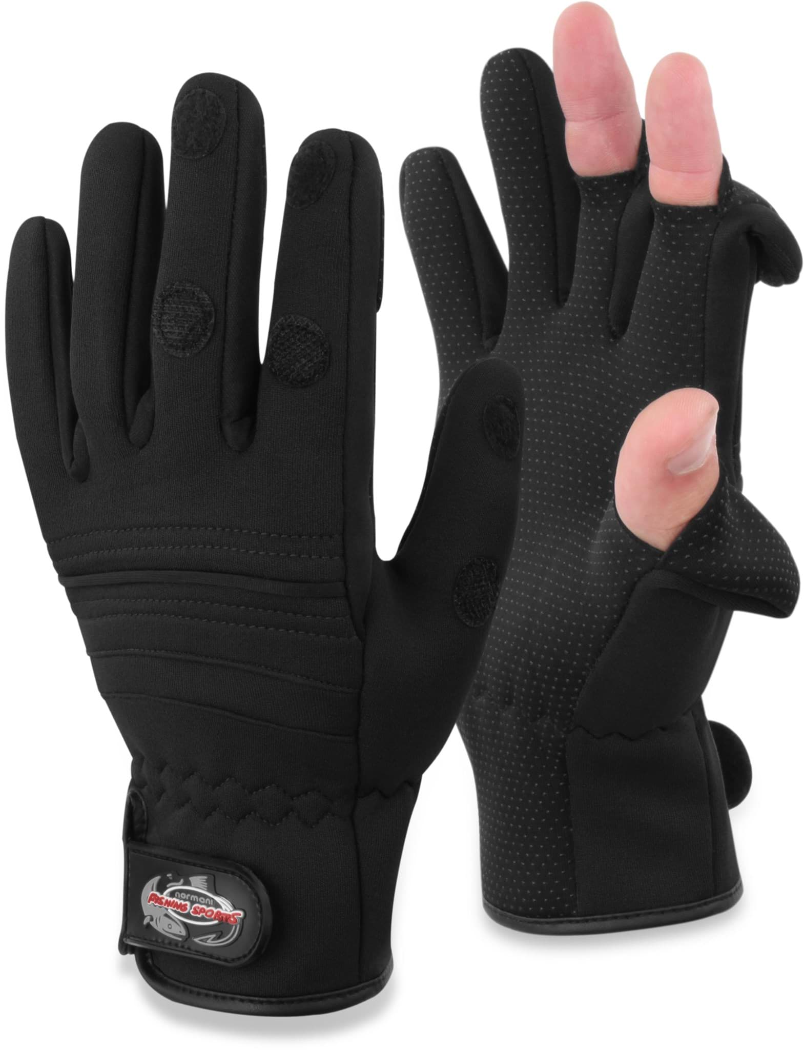 Zeige Details für Neopren-Anglerhandschuhe „Wahoo“ Schwarz Bild von Neopren-Anglerhandschuhe „Wahoo“ Schwarz