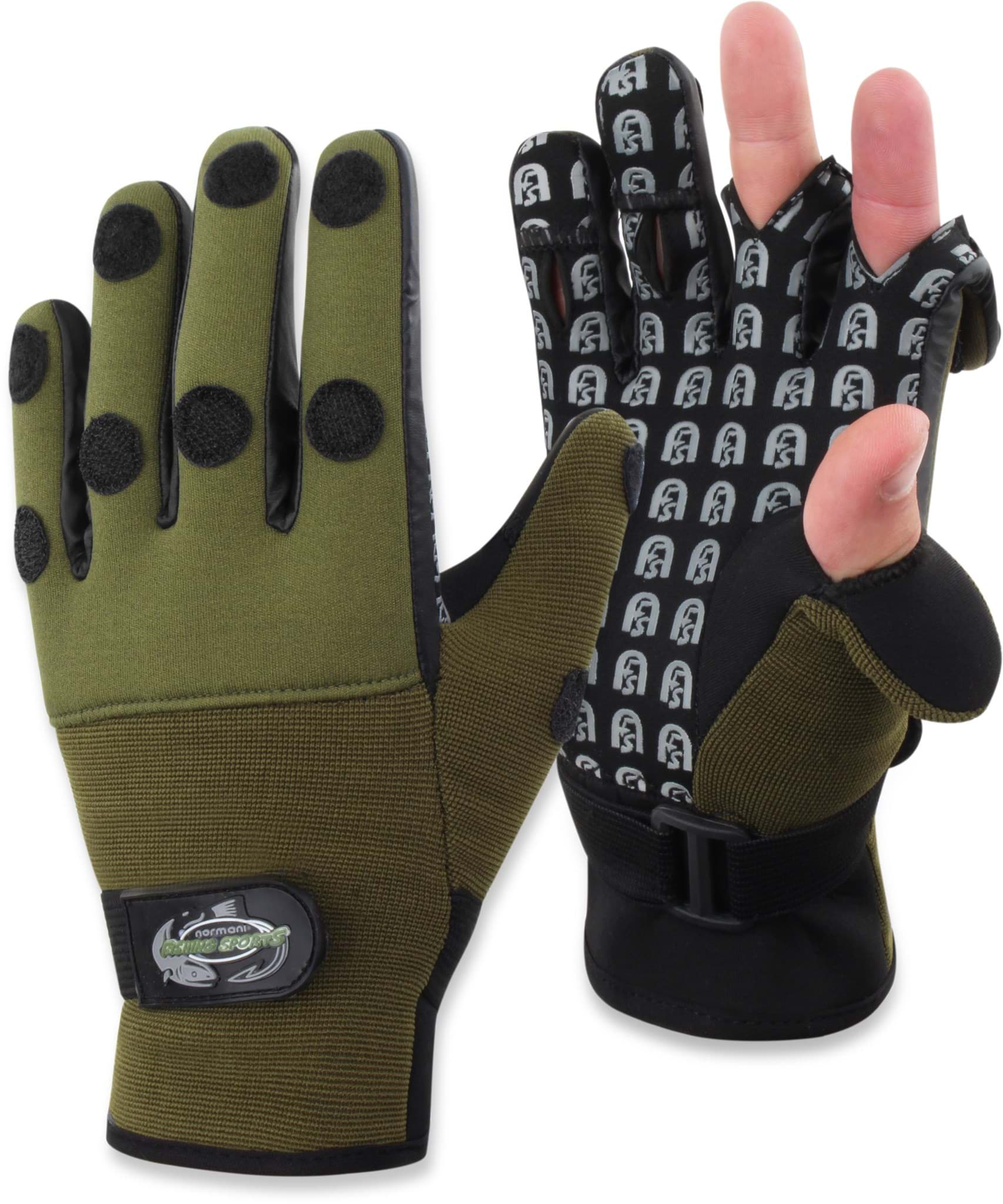 Zeige Details für Anglerhandschuhe „Selachii“ Oliv Bild von Anglerhandschuhe „Selachii“ Oliv