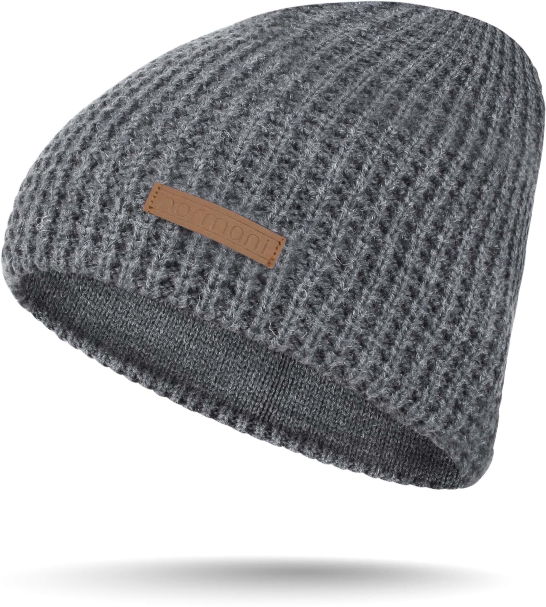 Zeige Details für Wintermütze „Nampa“ Grau meliert Bild von Wintermütze „Nampa“ Grau meliert