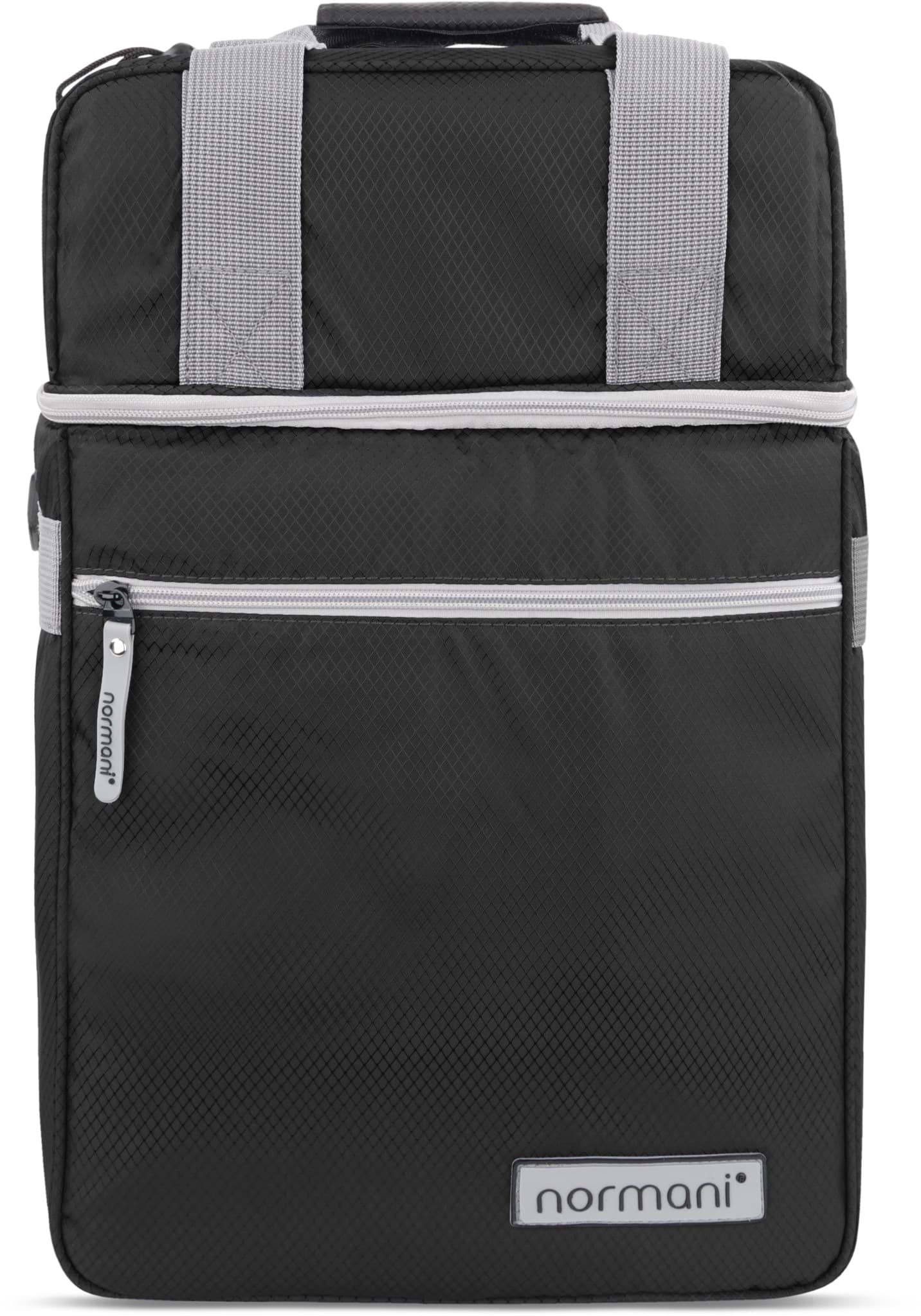 Zeige Details für Isolierte Kühltasche mit 2 Fächern „Astana“ 30 l Schwarz Bild von Isolierte Kühltasche mit 2 Fächern „Astana“ 30 l Schwarz