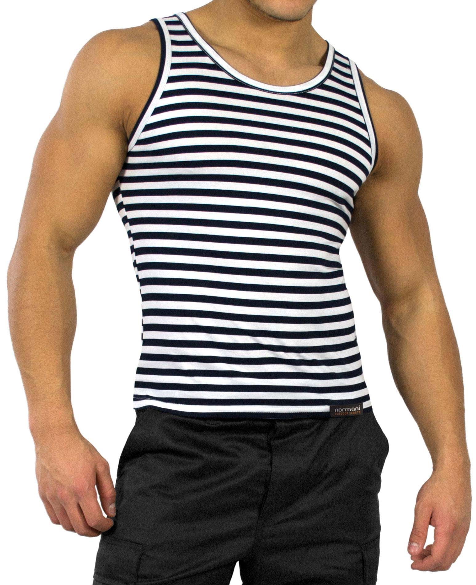 Zeige Details für Marine Tank-Top „Wolgadelta“ Marine/Weiß Bild von Marine Tank-Top „Wolgadelta“ Marine/Weiß