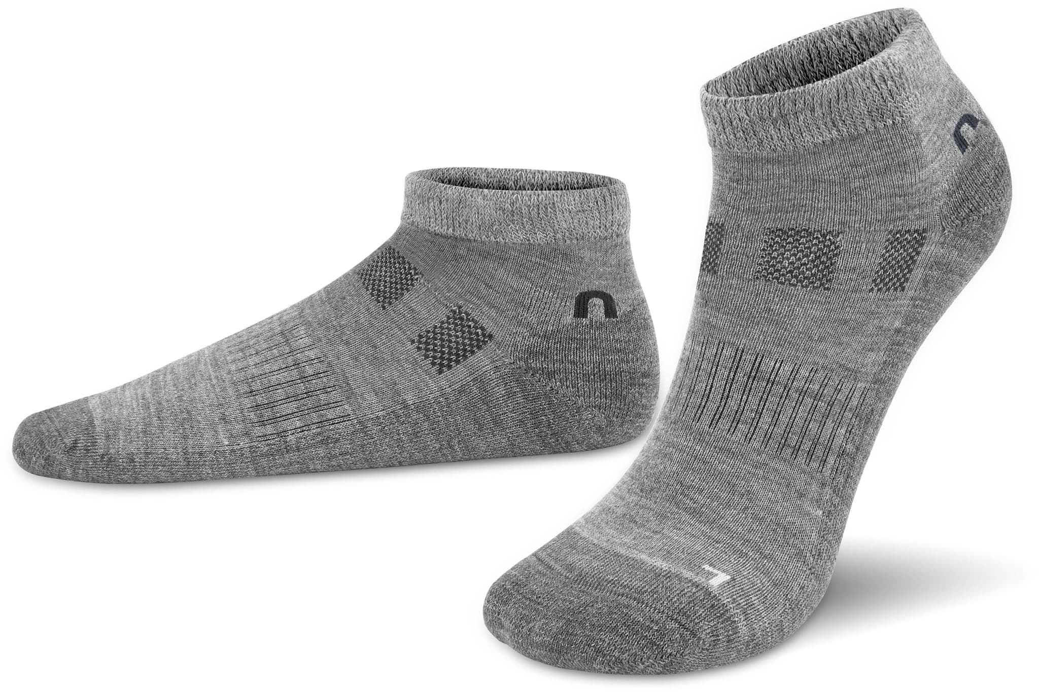 Bild von 2 Paar Merino-Sneakersocken „Timaru“ Grau