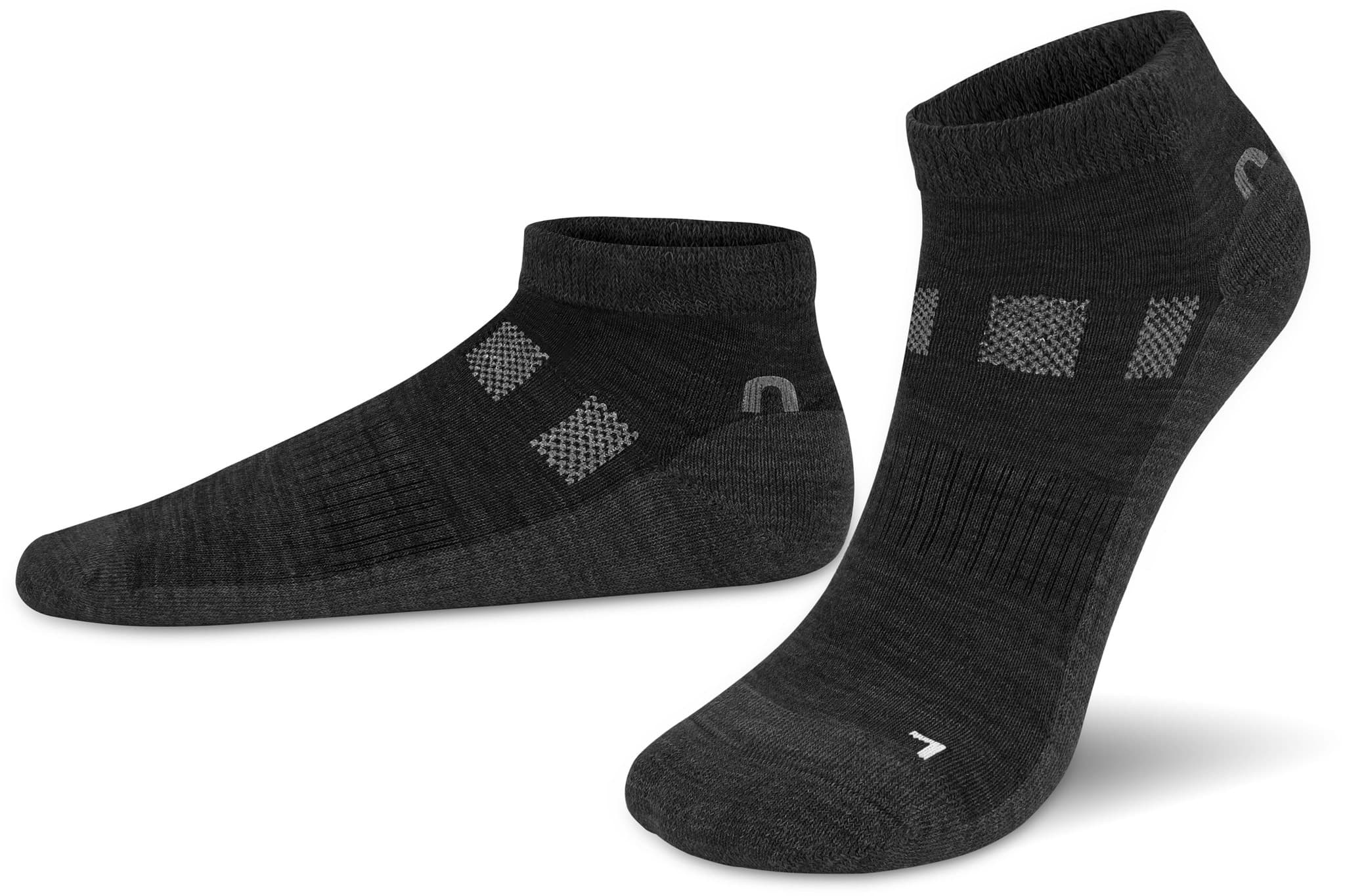 Bild von 2 Paar Merino-Sneakersocken „Timaru“ Schwarz