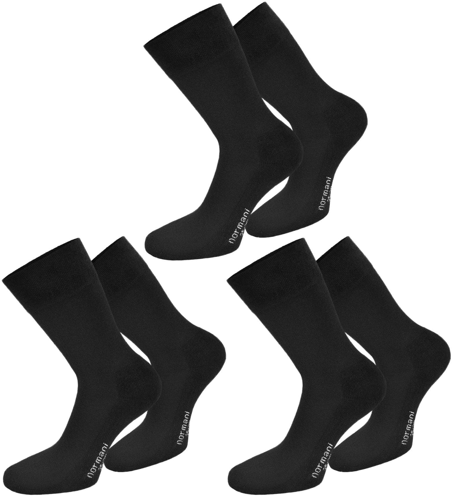 normani.de. 6 Paar Komfortsocken mit Softrand und Frotteesohle