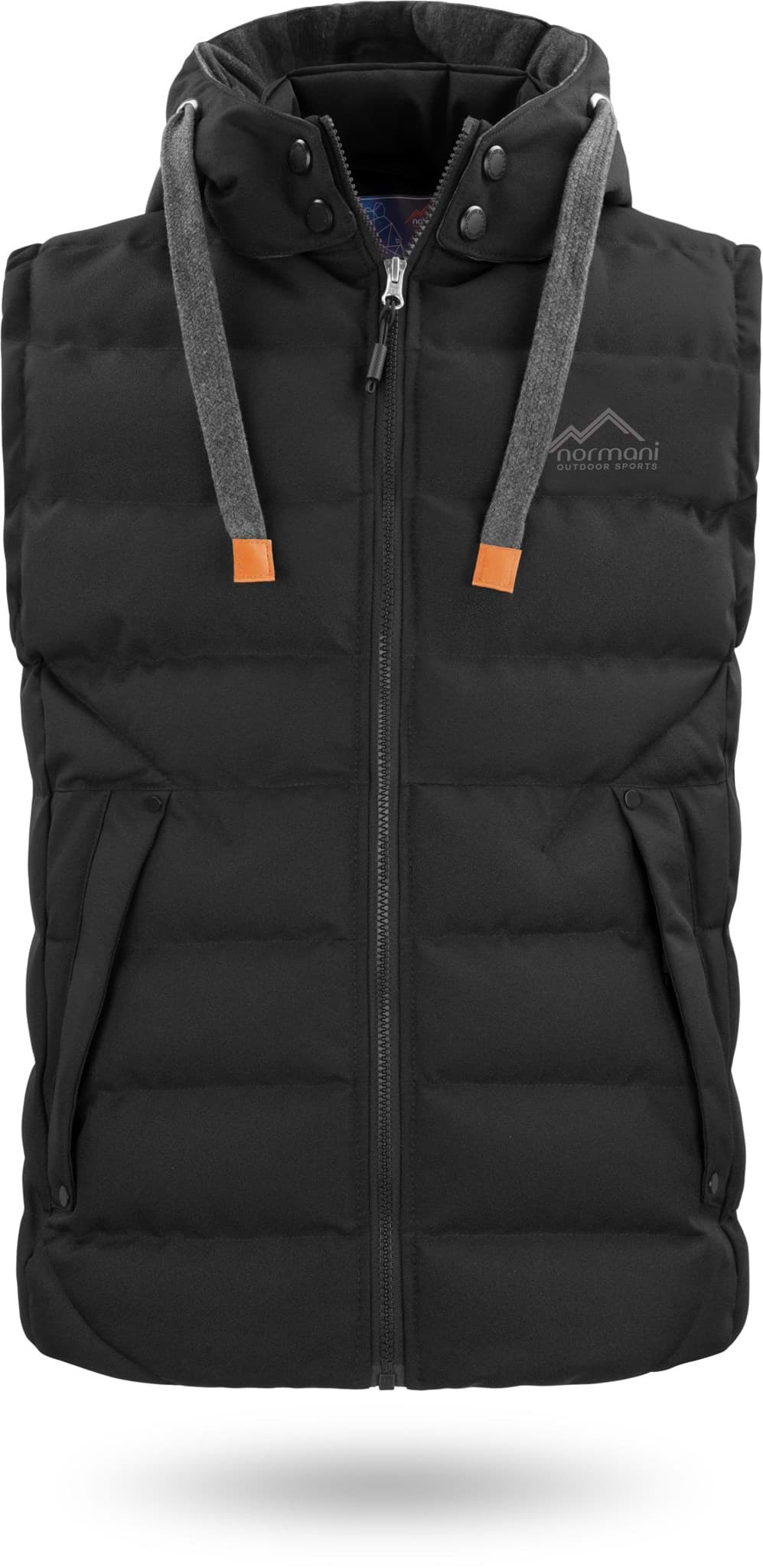 Bild von Herren Winter-Steppweste „Yuquot“ Schwarz