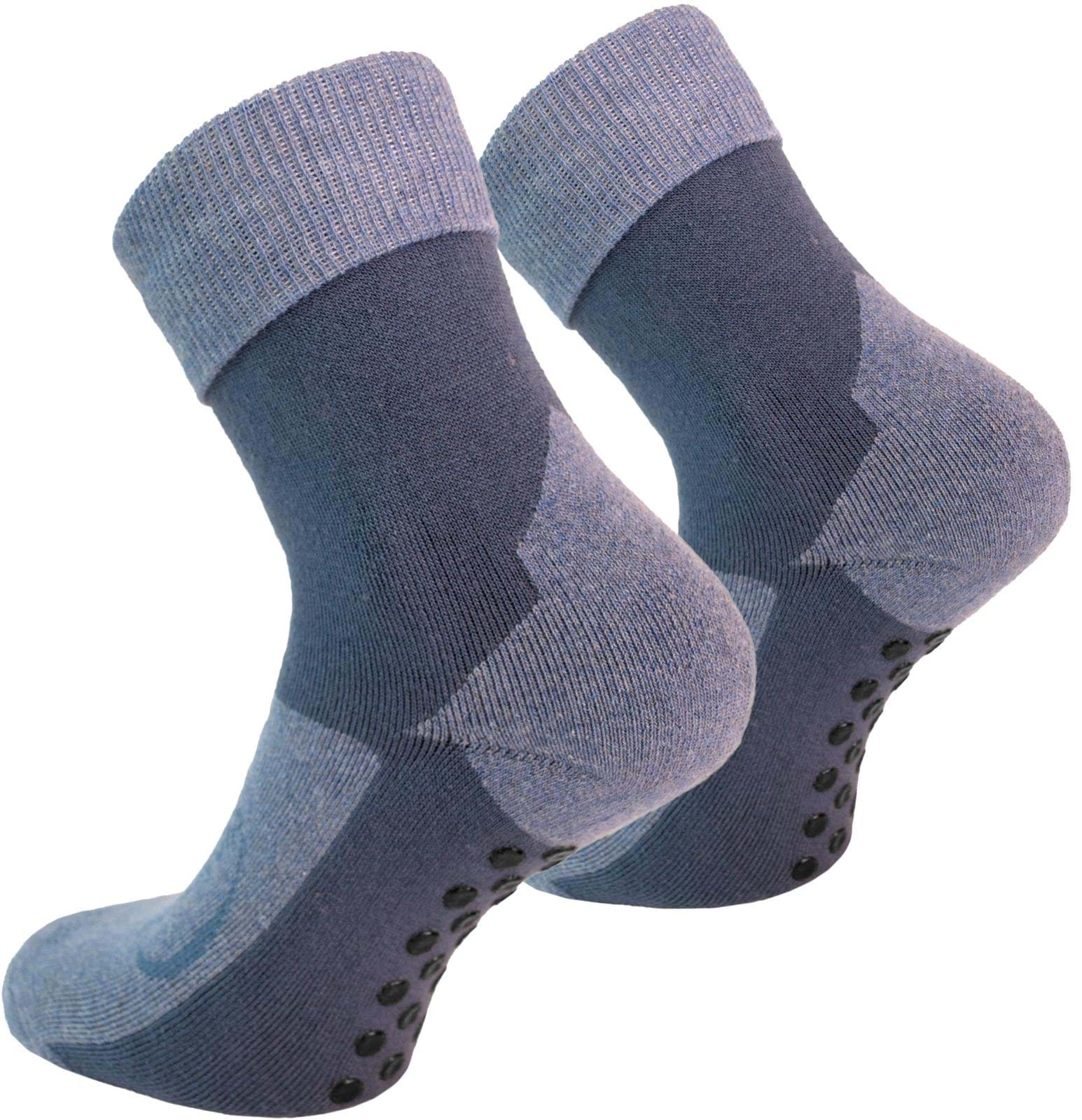 Bild von 4 Paar Homesocks mit Frotteesohle und ABS Jeans