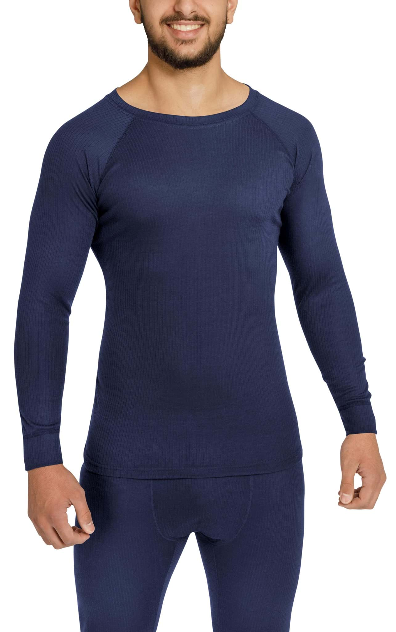 Bild von Herren Thermounterwäsche Langarm-Shirt „Ivvavik“ Navy