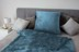 Bild von Flanell Kissenbezug für das Bettwäsche Set „DIJON“ Blau