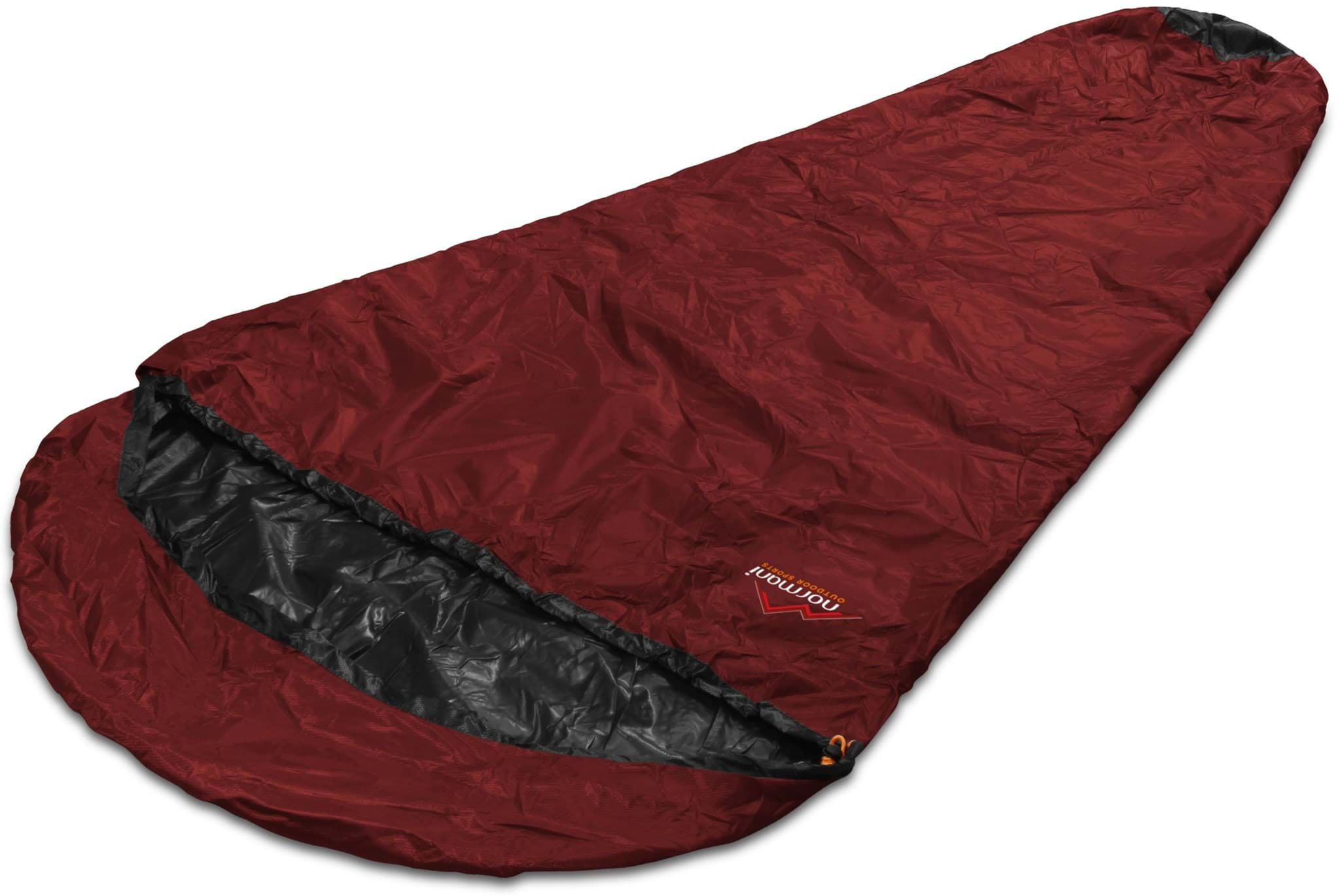 Bild von Schlafsack-Regenüberzug „SleeBag“ (RV links) Rot/Schwarz