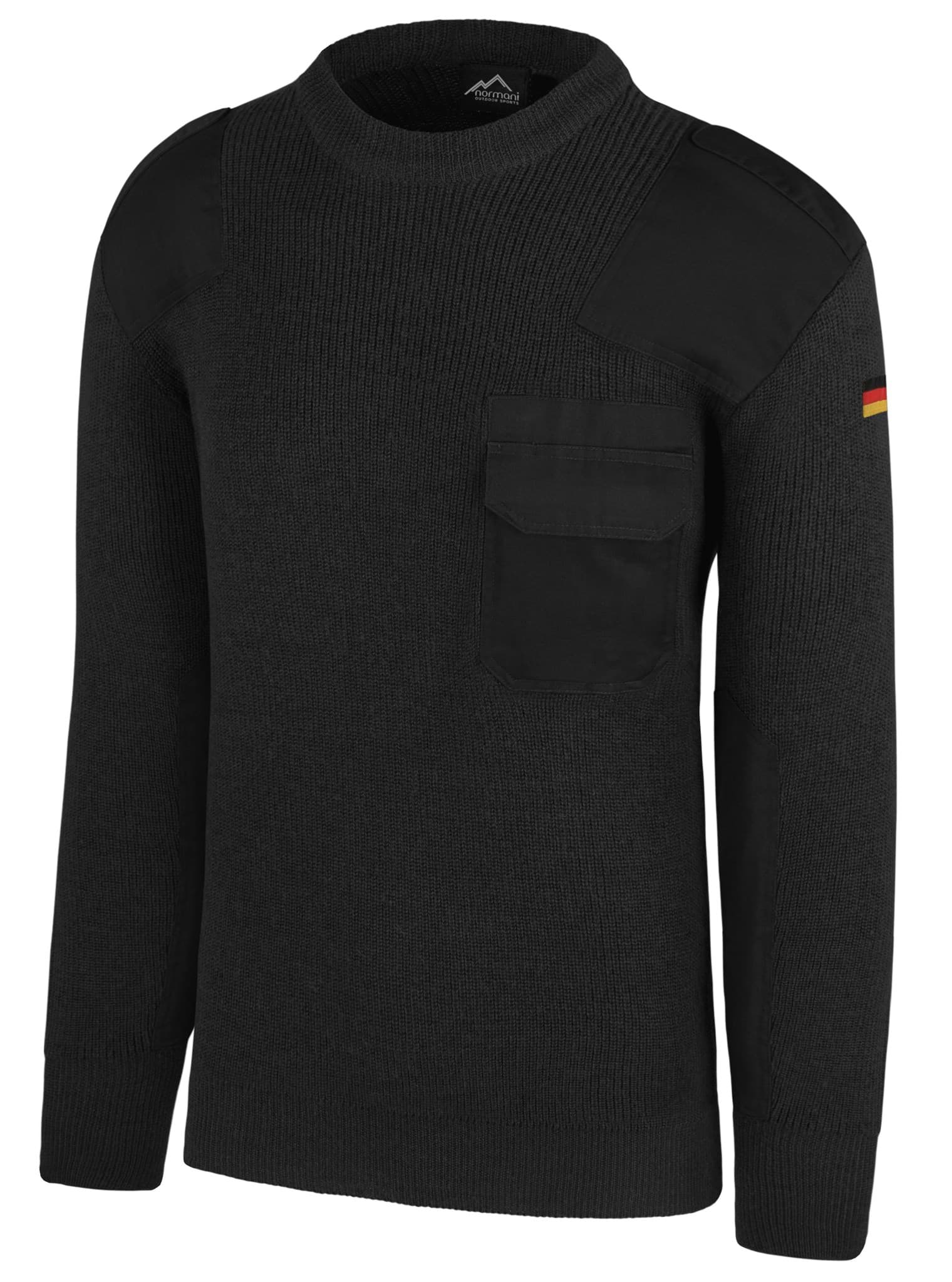 Bild von Herren BW-Pullover mit Schurwolle „Barntrup“ Schwarz