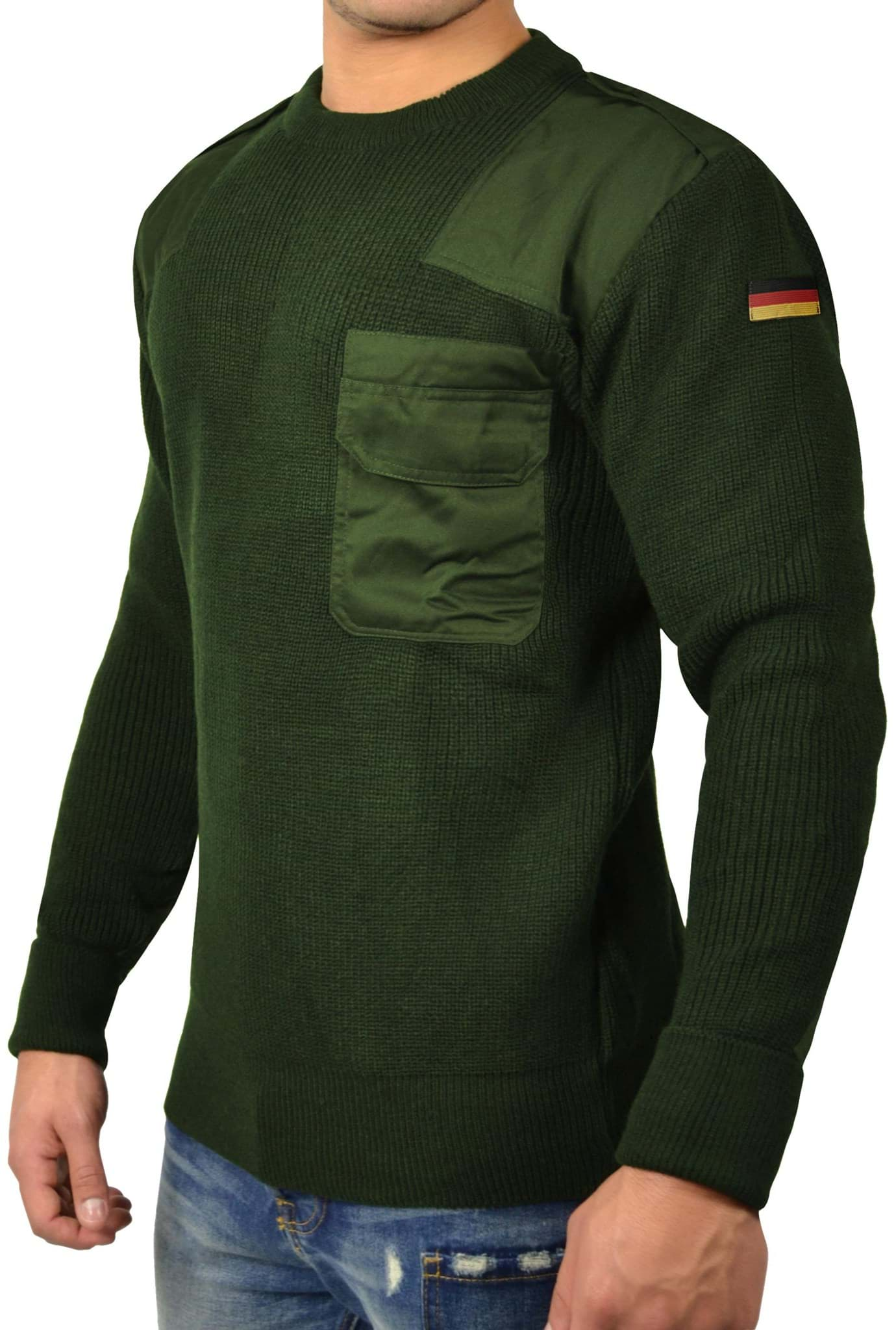 Bild von Herren BW-Pullover „Dörentrup“ Oliv