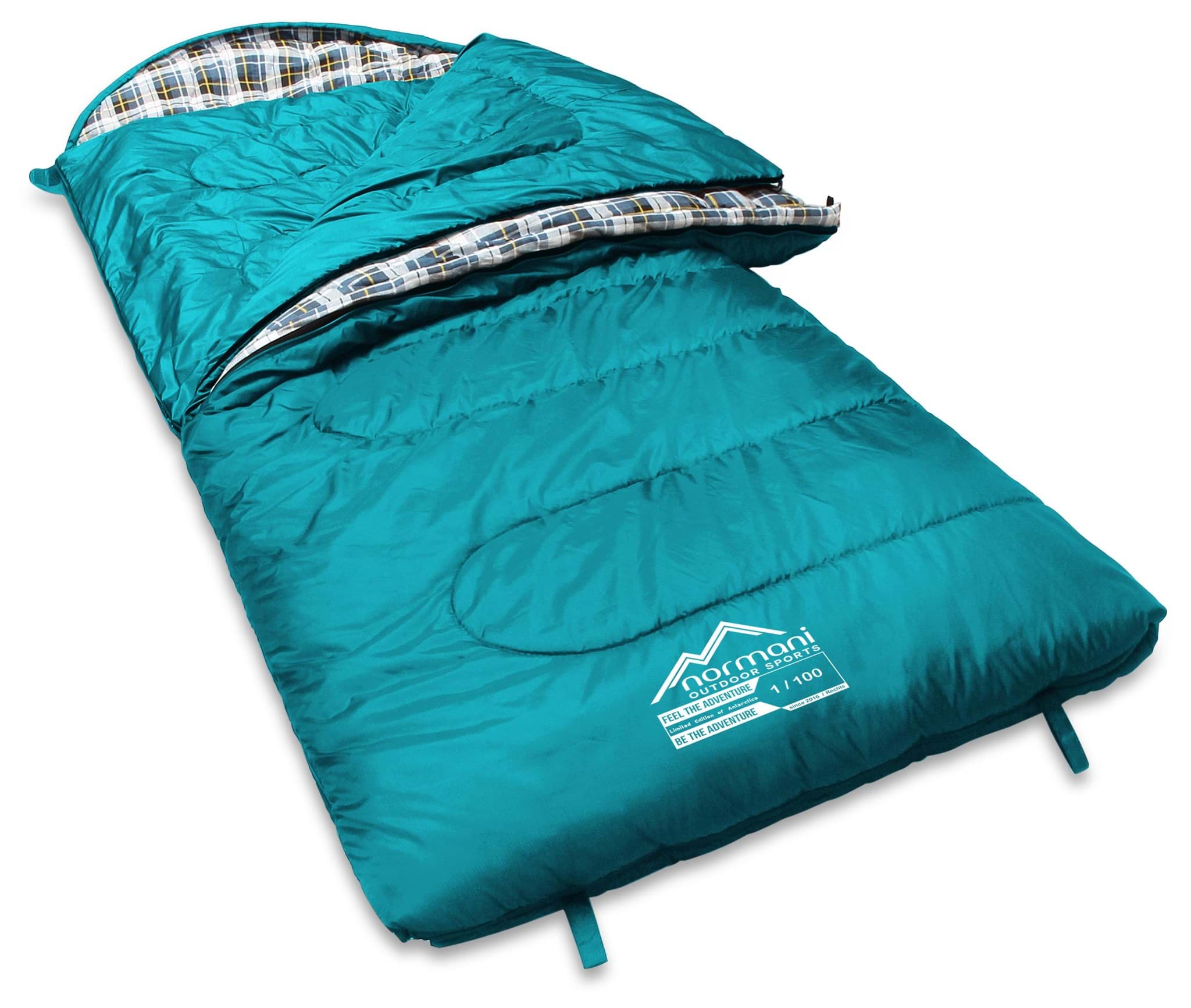 Bild von 4-in-1 Schlafsack „Antarctica“ (RV links) Petrol