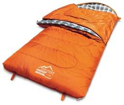 Bild von 4-in-1 Schlafsack „Antarctica“ (RV rechts) Orange