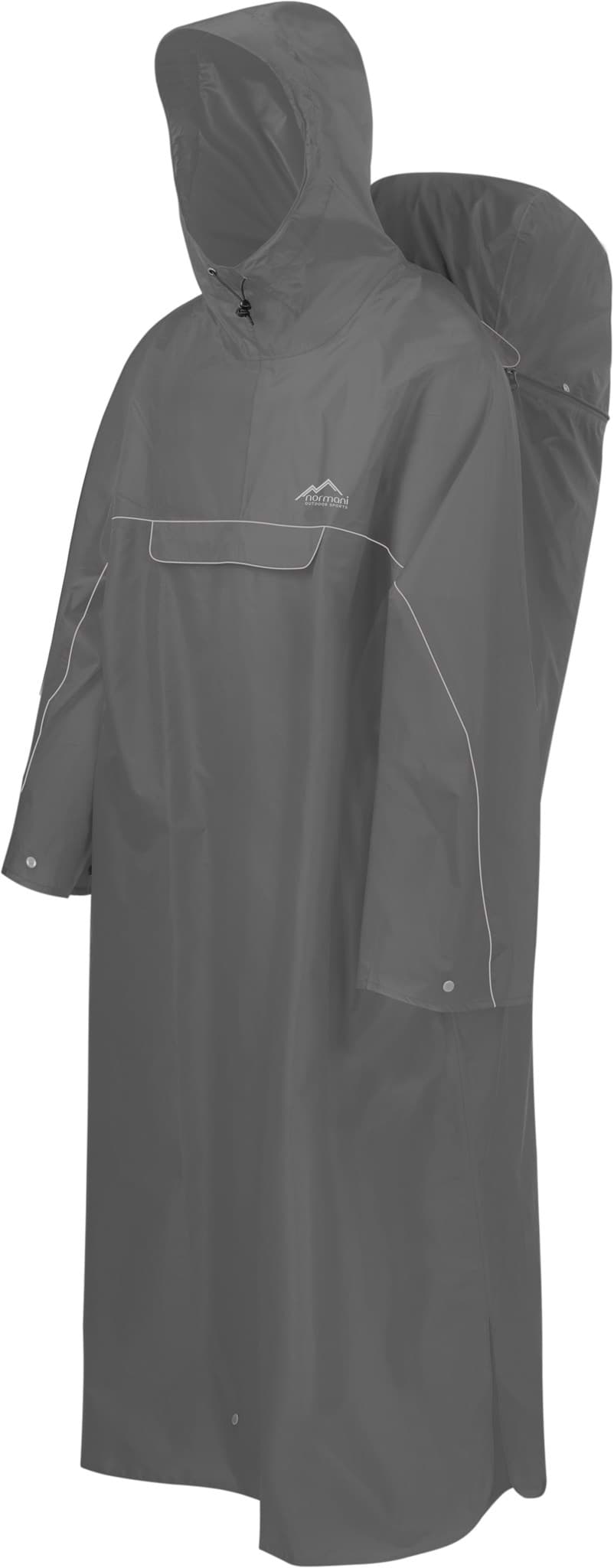 Bild von Regenponcho „Tutunendo“ Grau