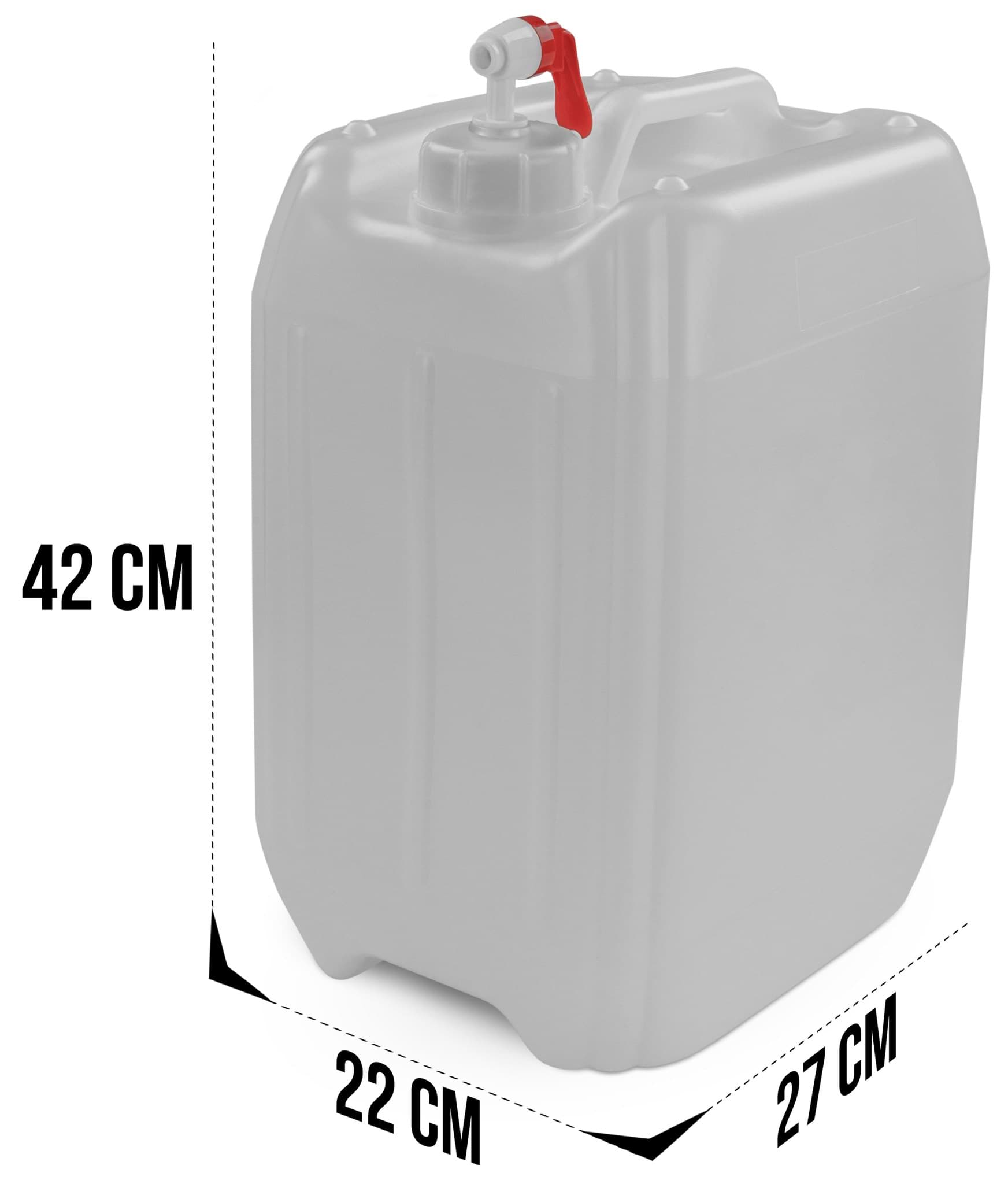 normani Kanister Wasserkanister 23 Liter Dispenser (1 St