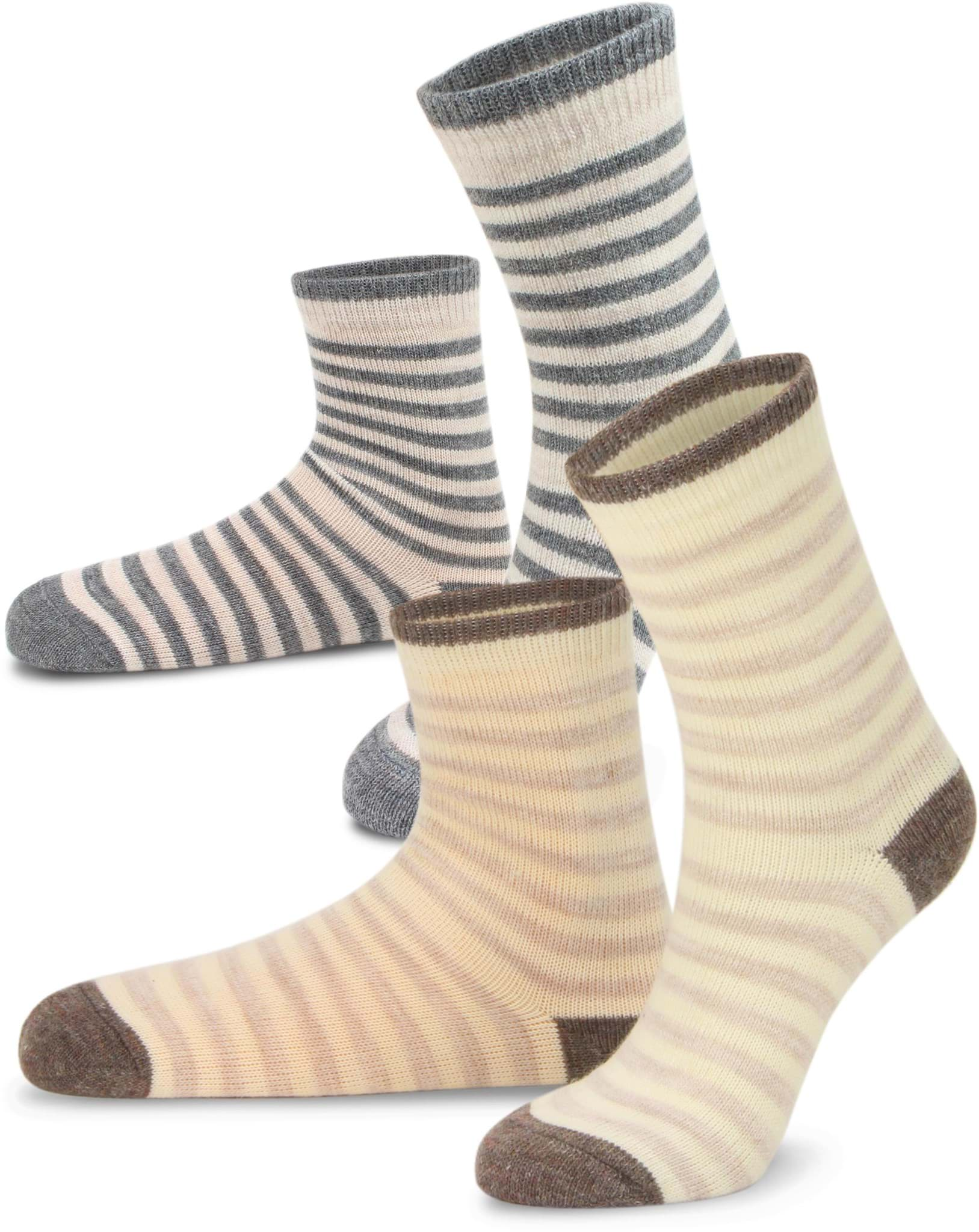 Bild von 2 Paar Kinder Alpaka Socken Hell-sortiert