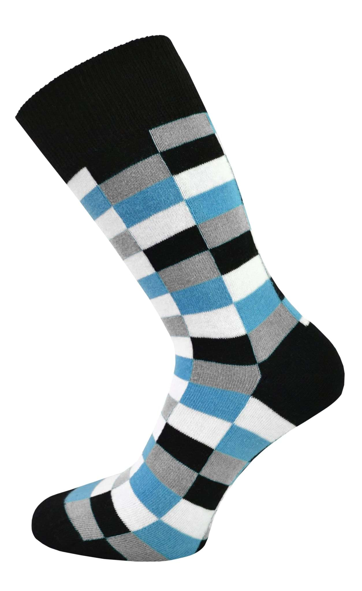 Bild von 6 Paar Freizeitsocken „Square“ aus Baumwolle Türkis