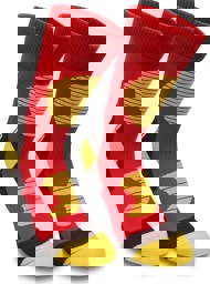 Zeige Details für 3 Paar Sportsocken mit Schienbein- und Fußrückenpolster Rot/Gelb Bild von 3 Paar Sportsocken mit Schienbein- und Fußrückenpolster Rot/Gelb
