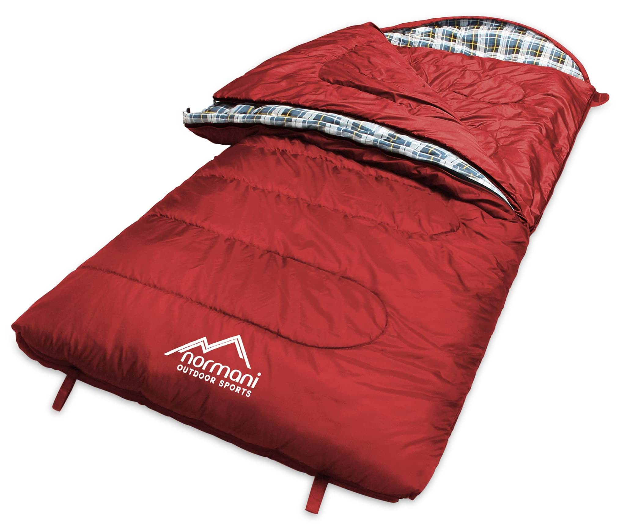 Bild von 4-in-1 Schlafsack „Antarctica“ (RV rechts) Rot