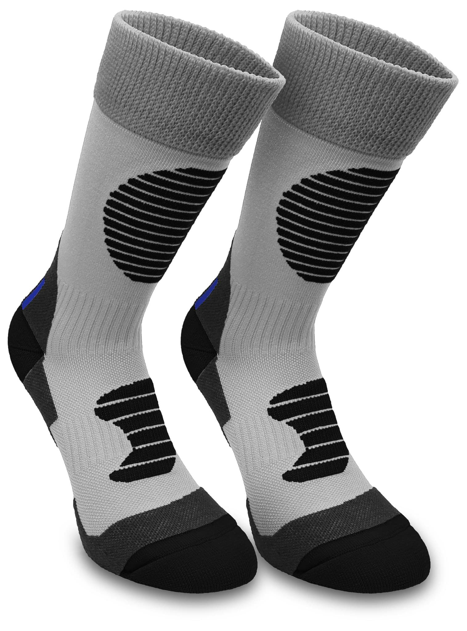 Bild von 3 Paar Sportsocken mit Schienbein- und Fußrückenpolster Grau/Schwarz