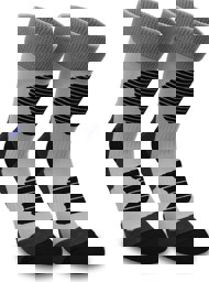 Zeige Details für 3 Paar Sportsocken mit Schienbein- und Fußrückenpolster Grau/Schwarz Bild von 3 Paar Sportsocken mit Schienbein- und Fußrückenpolster Grau/Schwarz