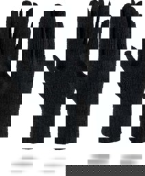 Zeige Details für Merino Strick-Fingerhandschuhe „Onslow“ Schwarz Bild von Merino Strick-Fingerhandschuhe „Onslow“ Schwarz