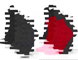 Zeige Details für 4 Paar Homesocks mit Frotteesohle und ABS Schwarz/Rot/Grau Bild von 4 Paar Homesocks mit Frotteesohle und ABS Schwarz/Rot/Grau