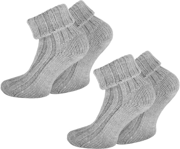 Bild von 2 Paar Alpaka-Socken mit Umschlag