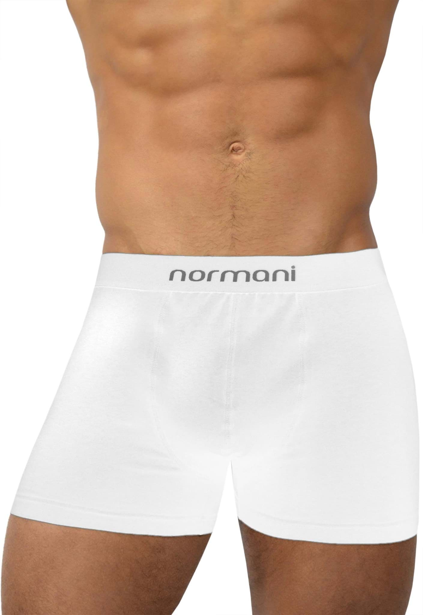 Bild von 6 Stück Retro Boxershorts aus Baumwolle Basic White