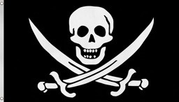 Bild von Fahne Piratenflagge 90 cm x 150 cm