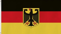 Bild von Fahne Länderflagge 150 cm x 250 cm Deutschland mit Adler