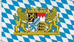 Bild von Fahne Flagge 300 cm × 500 cm Bayern