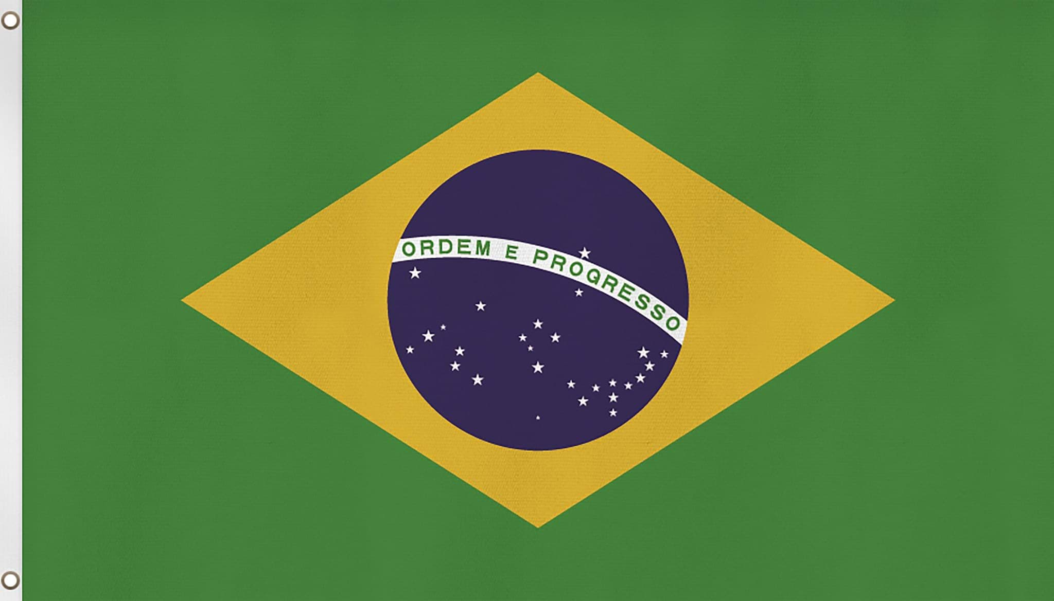 Bild von Fahne Flagge 300 cm × 500 cm Brasilien