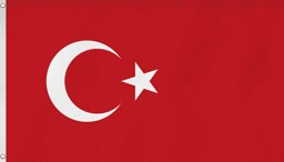 Bild von Fahne Länderflagge 150 cm x 250 cm Türkei